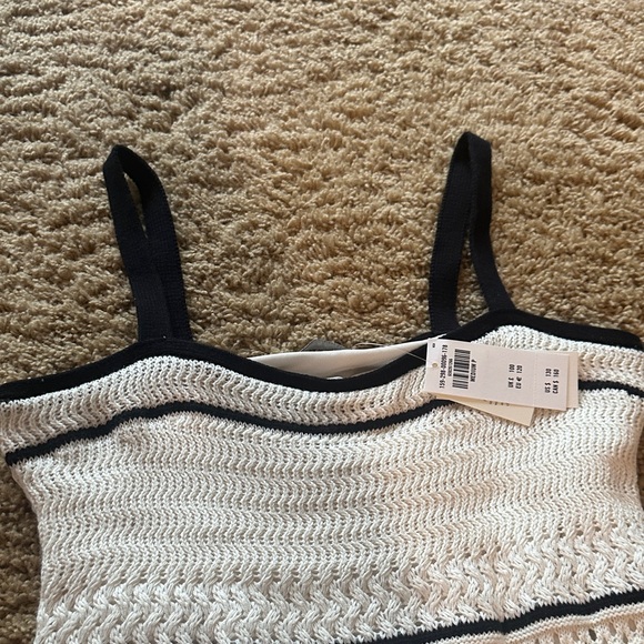 Abercrombie & Fitch Black and White Knit Dress - Picture 3 of 4